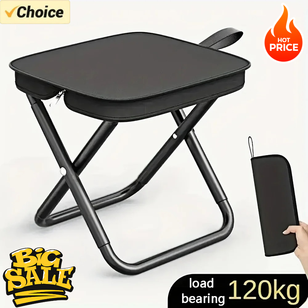 Outdoor Hunting Chair - Tragbarer Klapphocker Leichter Campingstuhl Faltbarer Sitz