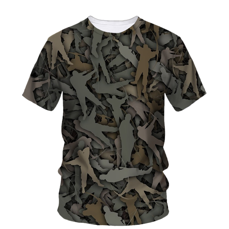 Outdoor Hunting Graphic Tees - Sommer mode neue Jagd Camo Grafik