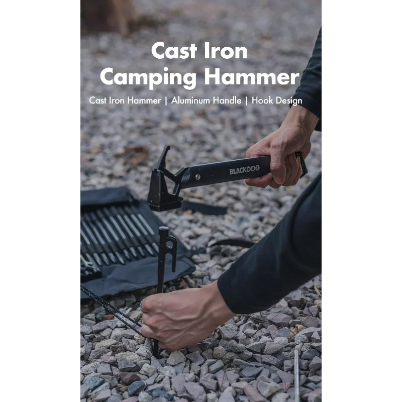 Outdoor Hunting Dog Supply - BLACKDOG Camp Hammer Überlebenswerkzeug Ultraleichtes Outdoor-Zubehör