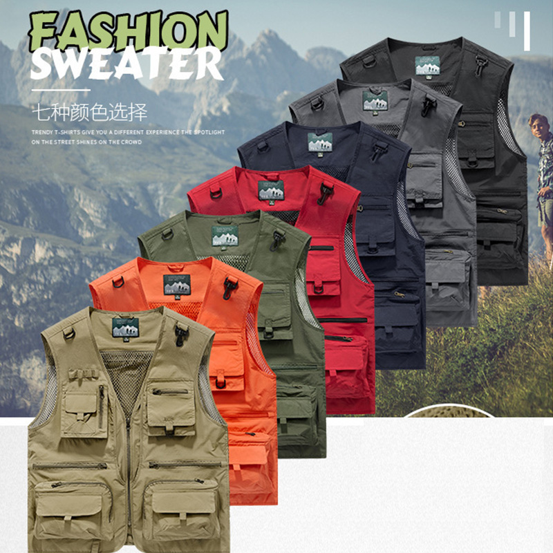 Outdoor Hunting Photography - Frühling und Herbst Mesh Schnelltrocknende Weste