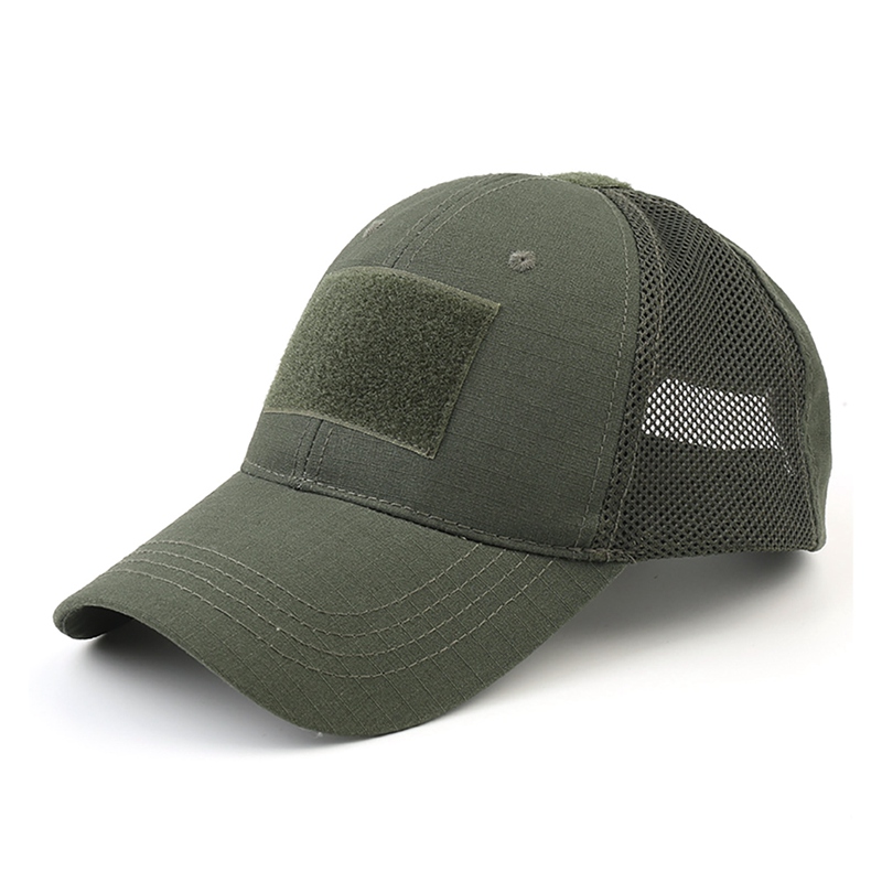 Mens Outdoor Hunting Hats - Outdoor Multicam Tarnmuster Verstellbare Kappe Mesh