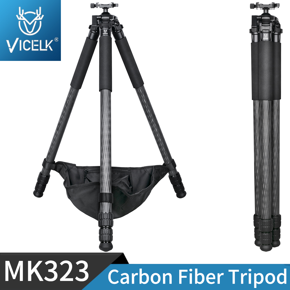 Outdoor Hunting Photography - VICELK MK323 Carbonfaser-Stativ 36mm Max. Rohrdurchmesser