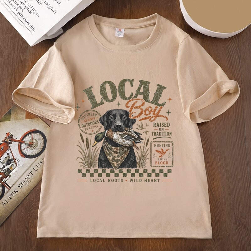 Local Boy Hunting Grafik-T-Shi – Outdoor Hunting Graphic Tees Bewertung und Preis