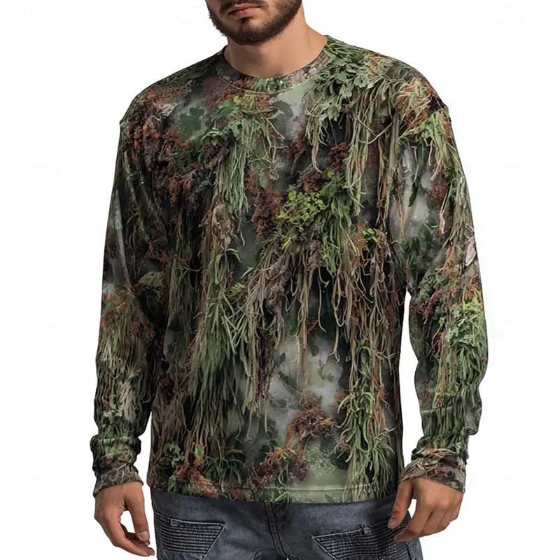 Herren Camouflage-Tierdruck La – Outdoor Hunting Graphic Tees Bewertung und Preis