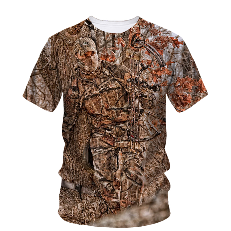 Sommer mode neue Jagd Camo Gra – Outdoor Hunting Graphic Tees Bewertung und Preis