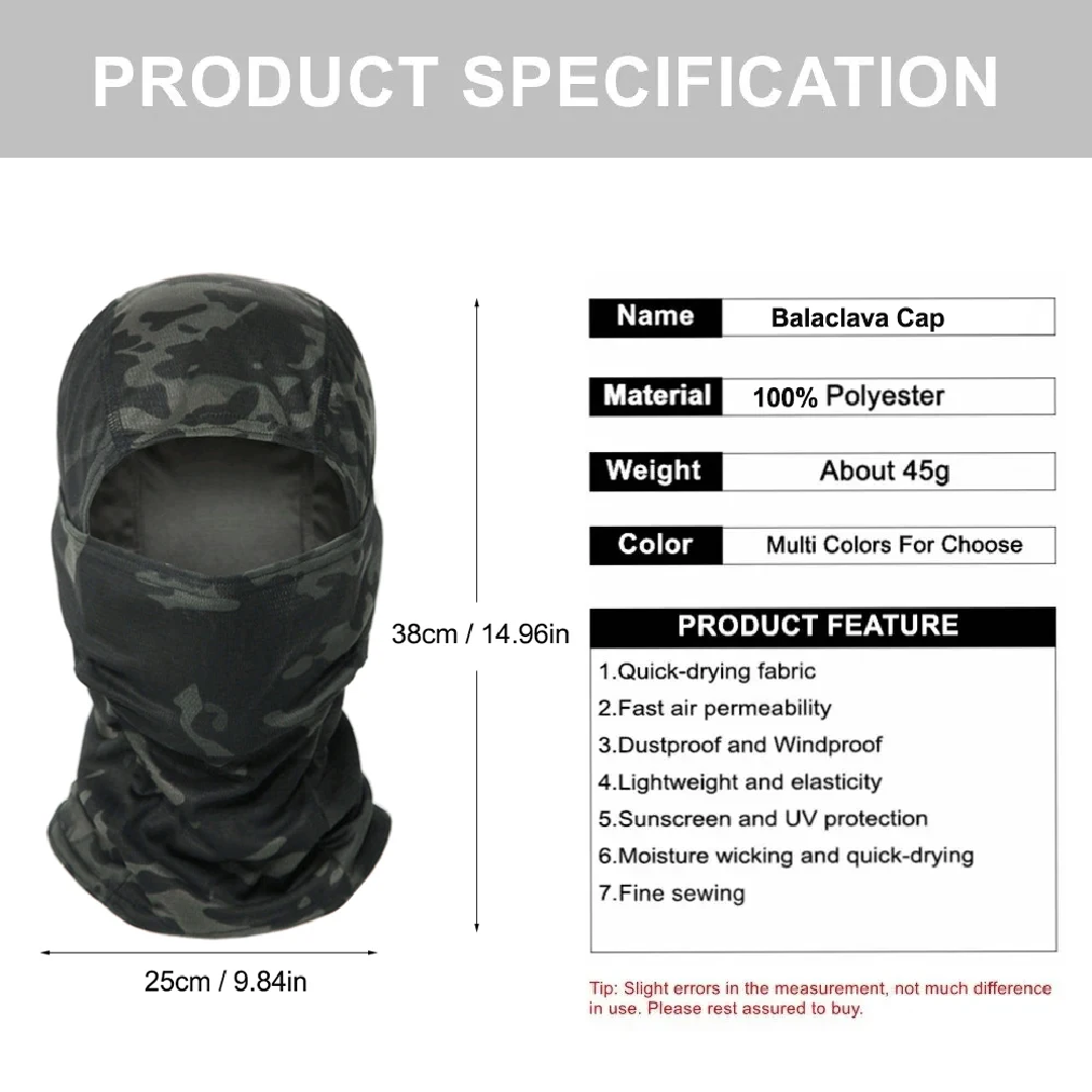 Tarnmuster-Sturmhaube Fahrrad- – Mens Outdoor Hunting Hats Bewertung und Preis