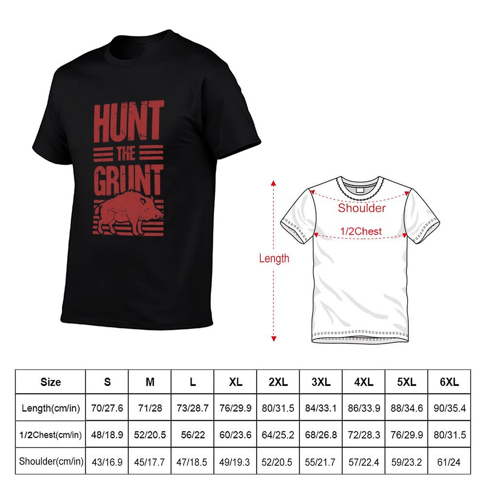 Wildschweinjagd - Grunt T-Shir – Wildman Hunting & Outdoor Photos Bewertung und Preis