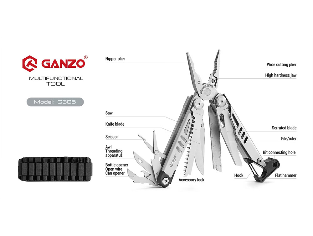 Ganzo G305 G305-B Multitools D – Knife Hunting Fixed Blade Bewertung und Preis