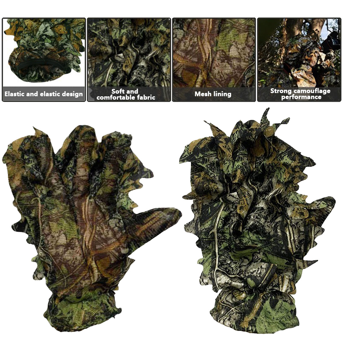 3D-Tarnblatt-Jagdhandschuhe, b – Outdoor Hunting Photography Bewertung und Preis